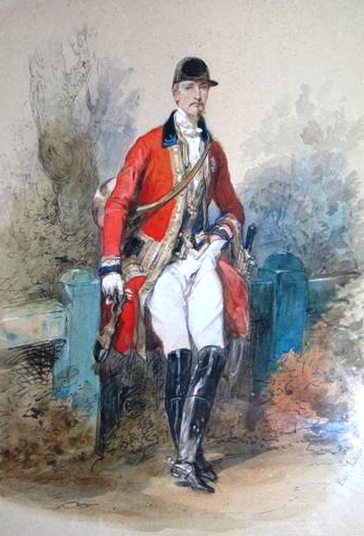 Henri d'Orléans, duc d'Aumale, en tenue de vènerie - 1845 - © Joconde - Senlis - Musée de la Vènerie